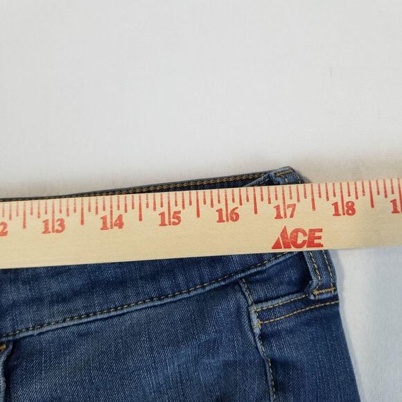 American Eagle Jeans Womens 18 Short The Dream Jean Hi-Rise Jegging Distressed - Picture 9 of 12